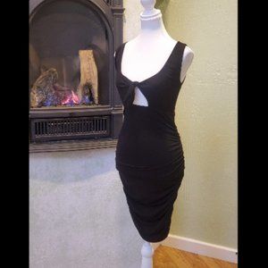 Venus Black Bodycon Dress